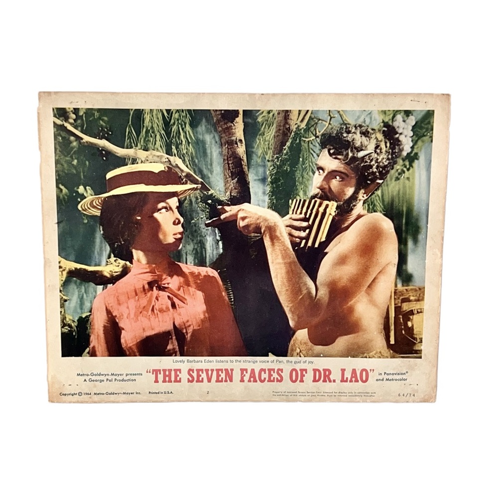Vintage Original Movie Lobby Card 1964 “The Seven Faces Of Dr. Lao” Barbara Eden
